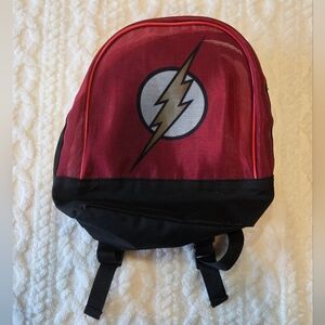 The Flash Mini Backpack • Red & Black Superhero Kids Bag